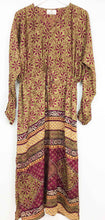 Load image into Gallery viewer, Silk Sari Maxi Dress