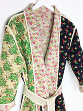 Load image into Gallery viewer, Vintage Sari Kantha Jacket long