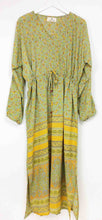 Load image into Gallery viewer, Silk Sari Maxi Dress