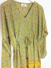 Load image into Gallery viewer, Silk Sari Maxi Dress
