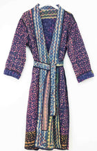 Load image into Gallery viewer, Vintage Sari Kantha Jacket long