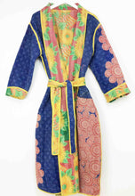 Load image into Gallery viewer, Vintage Sari Kantha Jacket long