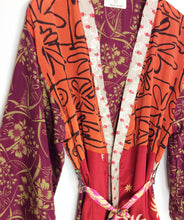 Load image into Gallery viewer, Vintage Sari Kimono Long