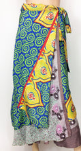 Load image into Gallery viewer, Vintage Sari Wrap Skirt