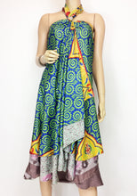 Load image into Gallery viewer, Vintage Sari Wrap Skirt