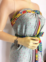 Load image into Gallery viewer, Vintage Sari Wrap Skirt
