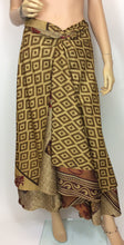 Load image into Gallery viewer, Vintage Sari Wrap Skirt
