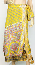 Load image into Gallery viewer, Vintage Sari Wrap Skirt
