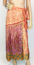 Load image into Gallery viewer, Vintage Sari Wrap Skirt