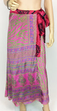 Load image into Gallery viewer, Vintage Sari Wrap Skirt