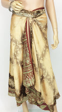 Load image into Gallery viewer, Vintage Sari Wrap Skirt