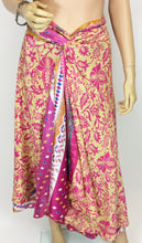 Load image into Gallery viewer, Vintage Sari Wrap Skirt