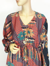 Load image into Gallery viewer, Silk Sari Maxi Dress