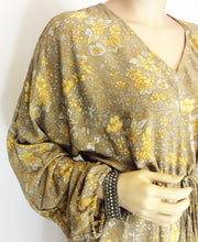 Load image into Gallery viewer, Silk Sari Maxi Dress