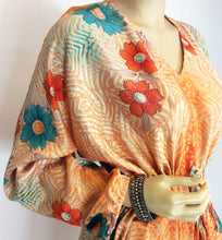 Load image into Gallery viewer, Silk Sari Maxi Dress