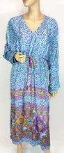 Load image into Gallery viewer, Silk Sari Maxi Dress