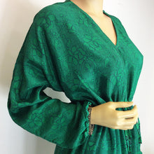 Load image into Gallery viewer, Silk Sari Maxi Dress