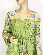 Load image into Gallery viewer, Silk Sari Maxi Dress