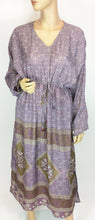 Load image into Gallery viewer, Silk Sari Maxi Dress
