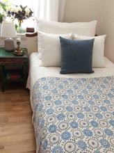 Load image into Gallery viewer, Blockprinted Bedcover
