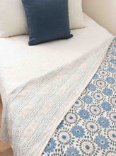 Load image into Gallery viewer, Blockprinted Bedcover