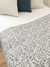 Load image into Gallery viewer, Blockprinted Bedcover