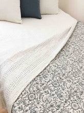 Load image into Gallery viewer, Blockprinted Bedcover