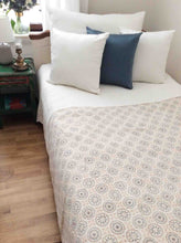 Load image into Gallery viewer, Blockprinted Bedcover
