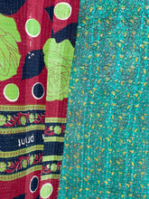 Load image into Gallery viewer, Vintage Sari Kantha Quilt