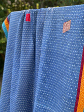 Load image into Gallery viewer, Vintage Sari Kantha Quilt