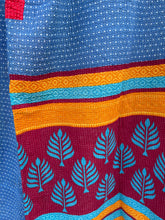 Load image into Gallery viewer, Vintage Sari Kantha Quilt
