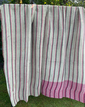 Load image into Gallery viewer, Vintage Sari Kantha Quilt