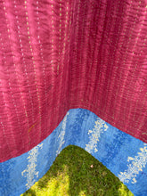 Load image into Gallery viewer, Vintage Sari Kantha Quilt
