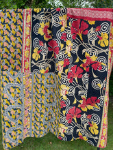 Load image into Gallery viewer, Vintage Sari Kantha Quilt