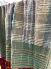 Load image into Gallery viewer, Vintage Sari Kantha Quilt