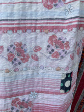Load image into Gallery viewer, Vintage Sari Kantha Quilt