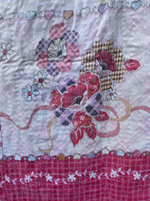 Load image into Gallery viewer, Vintage Sari Kantha Quilt