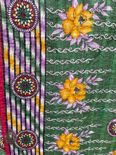 Load image into Gallery viewer, Vintage Sari Kantha Quilt