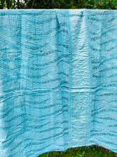 Load image into Gallery viewer, Vintage Sari Kantha Quilt