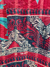 Load image into Gallery viewer, Vintage Sari Kantha Quilt