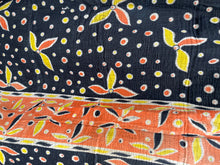 Load image into Gallery viewer, Vintage Sari Kantha Quilt