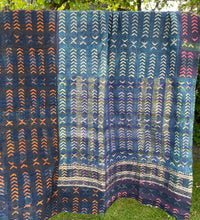 Load image into Gallery viewer, Indigo Kantha Quilt