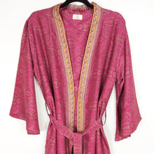 Load image into Gallery viewer, Vintage Sari Kimono Long
