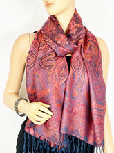 Load image into Gallery viewer, Silk Jamawar Scarf/Shawl