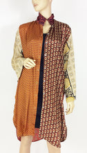 Load image into Gallery viewer, Vintage Silk Sari Long Shirt
