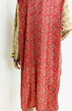 Load image into Gallery viewer, Vintage Silk Sari Long Shirt