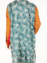Load image into Gallery viewer, Vintage Silk Sari Long Shirt