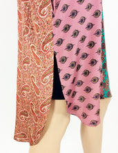 Load image into Gallery viewer, Vintage Silk Sari Long Shirt