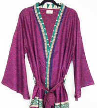 Load image into Gallery viewer, Vintage Sari Kimono Long