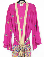 Load image into Gallery viewer, Vintage Sari Kimono Long